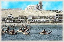 Pescadores Huanchaqueros en caballitos de totora